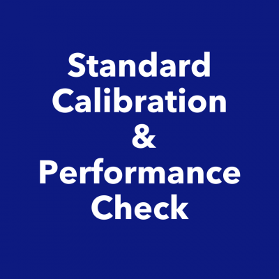Standard Calibration and Performance Check